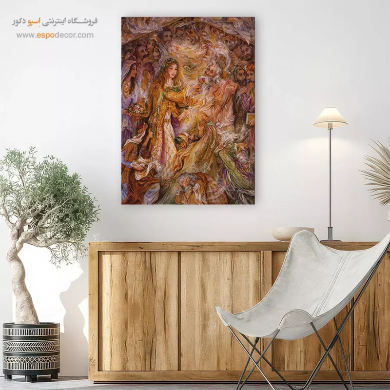 تابلو رنج سعادتمندانه استاد فرشچیان,خرید تابلو