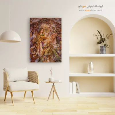 تابلو رنج سعادتمندانه استاد فرشچیان,خرید تابلو