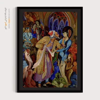 تابلو گلدان های انسانی استاد فرشچیان - گلدان های انسانی – تابلو نقاشی های استاد فرشچیان - اسپو دکور