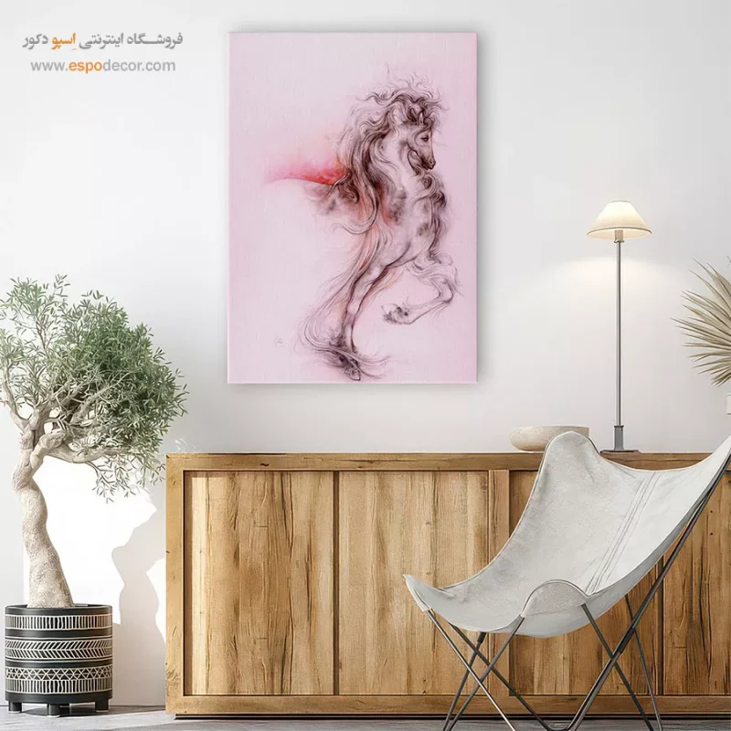 تابلو بوم نجیب آزاد شده اثر استاد فرشچیان,خرید تابلو