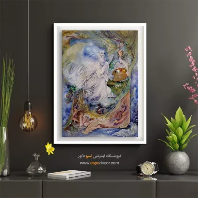 تابلو استاد سرنوشت او استاد فرشچیان - استاد سرنوشت او – تابلو نقاشی های استاد فرشچیان - اسپو دکور