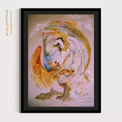 تابلو تضاد در خلقت استاد فرشچیان - تضاد در خلقت – تابلو نقاشی های استاد فرشچیان - اسپو دکور