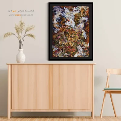 تابلو باغ عدن استاد فرشچیان - باغ عدن – تابلو نقاشی های استاد فرشچیان - اسپو دکور