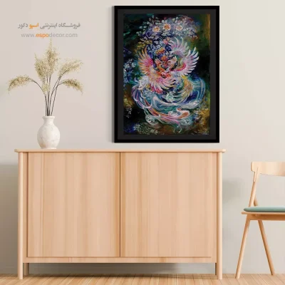 تابلو اتصال سعادتمند استاد فرشچیان - اتصال سعادتمند – تابلو نقاشی های استاد فرشچیان - اسپو دکور