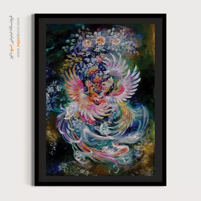 تابلو اتصال سعادتمند استاد فرشچیان - اتصال سعادتمند – تابلو نقاشی های استاد فرشچیان - اسپو دکور