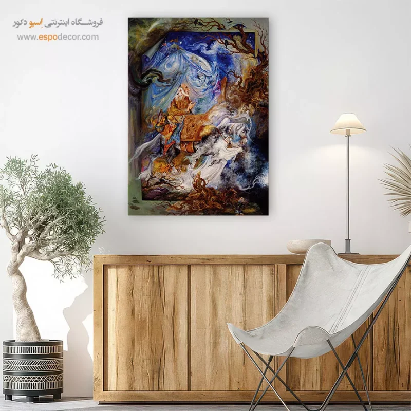بوم کنواس کاروان زندگی,تابلو