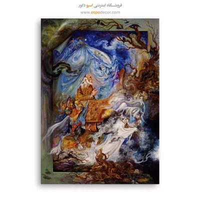 بوم کنواس کاروان زندگی,تابلو