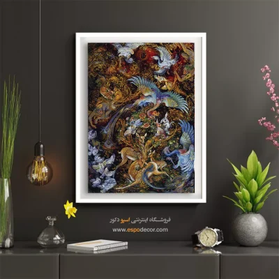 تابلو طبیعت گلوریا استاد فرشچیان - طبیعت گلوریا – تابلو نقاشی های استاد فرشچیان - اسپو دکور