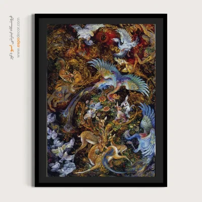 تابلو طبیعت گلوریا استاد فرشچیان - طبیعت گلوریا – تابلو نقاشی های استاد فرشچیان - اسپو دکور