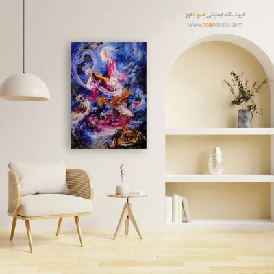 بوم کنواس صبح شکوفایی,تابلو