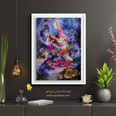 تابلو صبح شکوفایی استاد فرشچیان - صبح شکوفایی – تابلو نقاشی های استاد فرشچیان - اسپو دکور