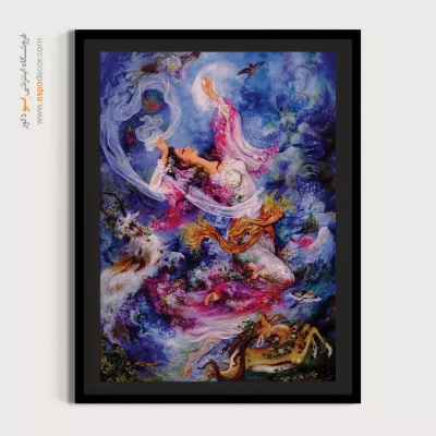 تابلو صبح شکوفایی استاد فرشچیان - صبح شکوفایی – تابلو نقاشی های استاد فرشچیان - اسپو دکور