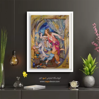 تابلو در دام استاد فرشچیان - در دام – تابلو نقاشی های استاد فرشچیان - اسپو دکور