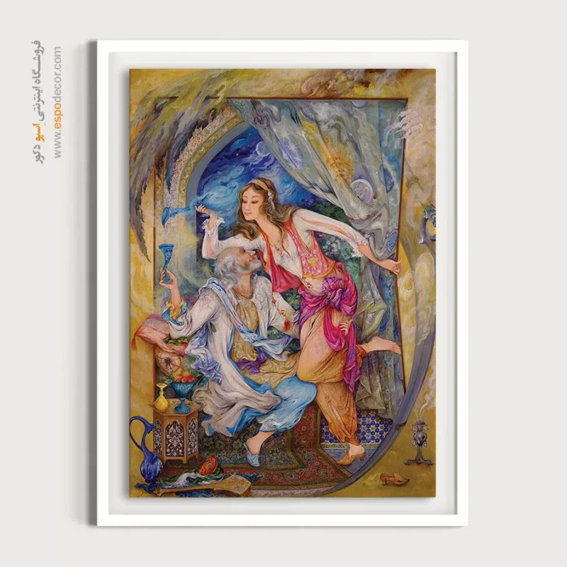 تابلو در دام اثر استاد فرشچیان,تابلو