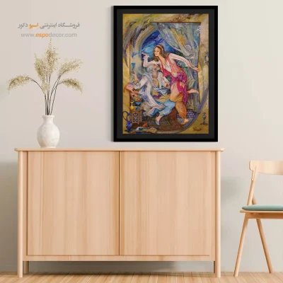 تابلو در دام استاد فرشچیان - در دام – تابلو نقاشی های استاد فرشچیان - اسپو دکور