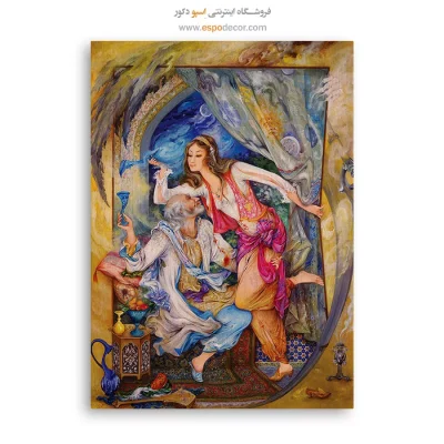 بوم کنواس در دام,تابلو