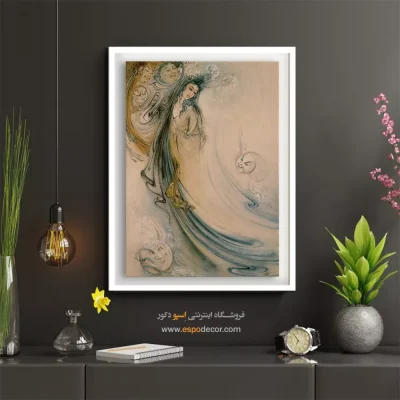 تابلو آشفتگی درونی استاد فرشچیان - آشفتگی درونی – تابلو نقاشی های استاد فرشچیان - اسپو دکور