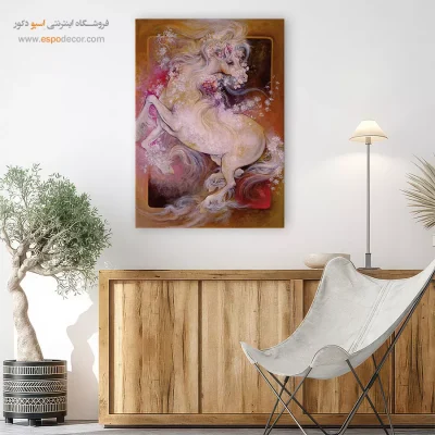 تابلو بوم برازنده اثر استاد فرشچیان,تابلو