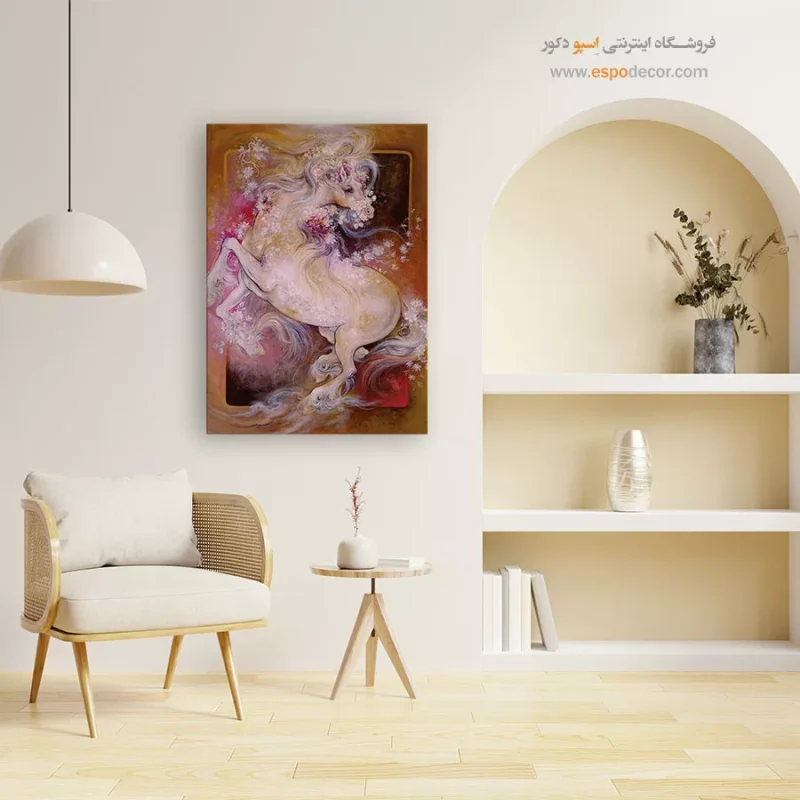تابلو بوم برازنده اثر استاد فرشچیان,تابلو