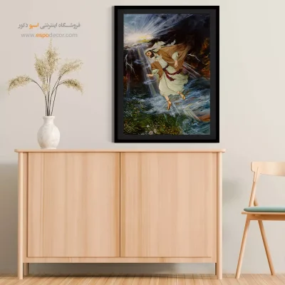 تابلو گلستان شدن آتش استاد فرشچیان - گلستان شدن آتش – تابلو نقاشی های استاد فرشچیان - اسپو دکور