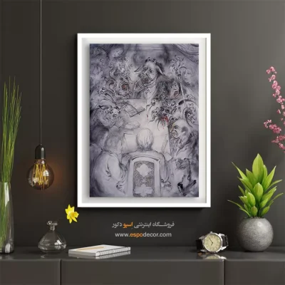 تابلو اجتماع استاد فرشچیان - اجتماع – تابلو نقاشی های استاد فرشچیان - اسپو دکور