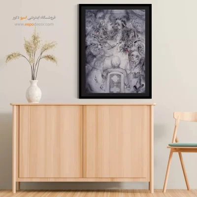 تابلو اجتماع استاد فرشچیان - اجتماع – تابلو نقاشی های استاد فرشچیان - اسپو دکور