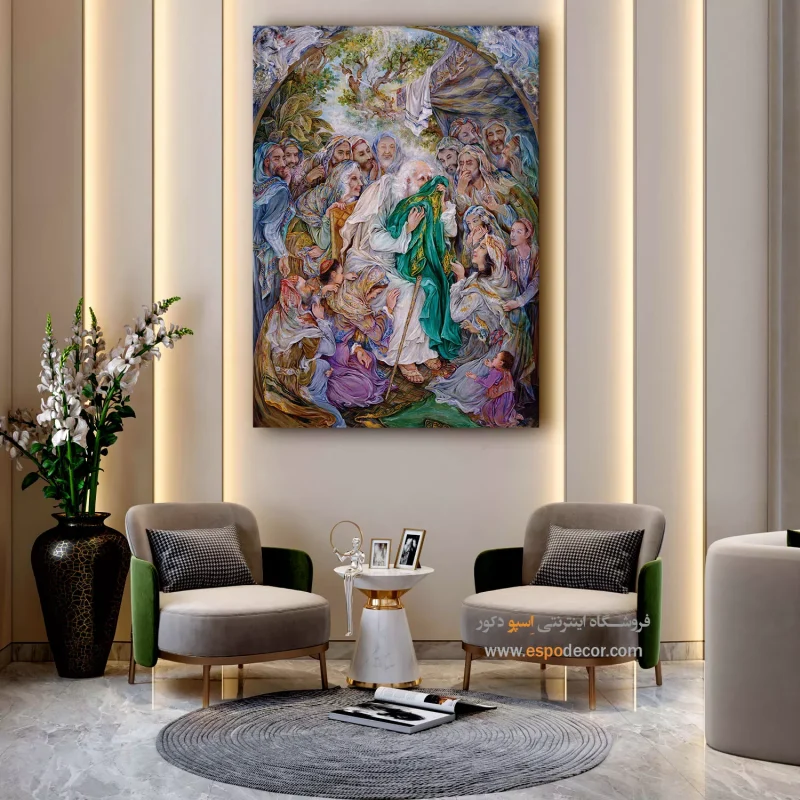 بوم کنواس عطر پیراهن یوسف,تابلو