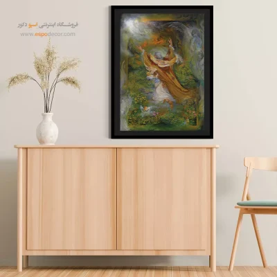 تابلو حضرت ابراهیم (ع) استاد فرشچیان - حضرت ابراهیم – تابلو نقاشی های استاد فرشچیان - اسپو دکور