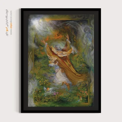 تابلو حضرت ابراهیم (ع) استاد فرشچیان - حضرت ابراهیم – تابلو نقاشی های استاد فرشچیان - اسپو دکور