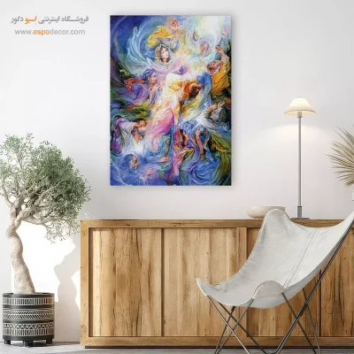 بوم کنواس نور تقدیر