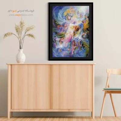 تابلو نور تقدیر استاد فرشچیان - نور تقدیر – تابلو نقاشی های استاد فرشچیان - اسپو دکور