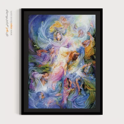 تابلو نور تقدیر استاد فرشچیان - نور تقدیر – تابلو نقاشی های استاد فرشچیان - اسپو دکور