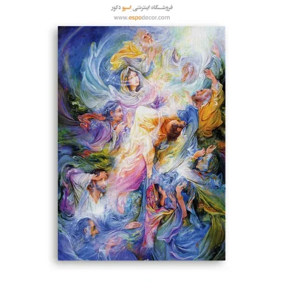 بوم کنواس نور تقدیر,تابلو