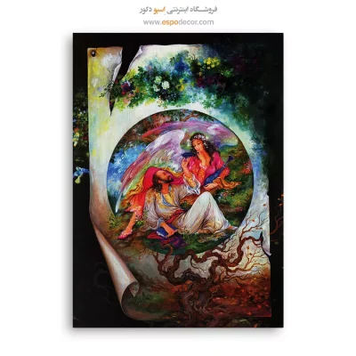 بوم کنواس برگه وجود,خرید تابلو
