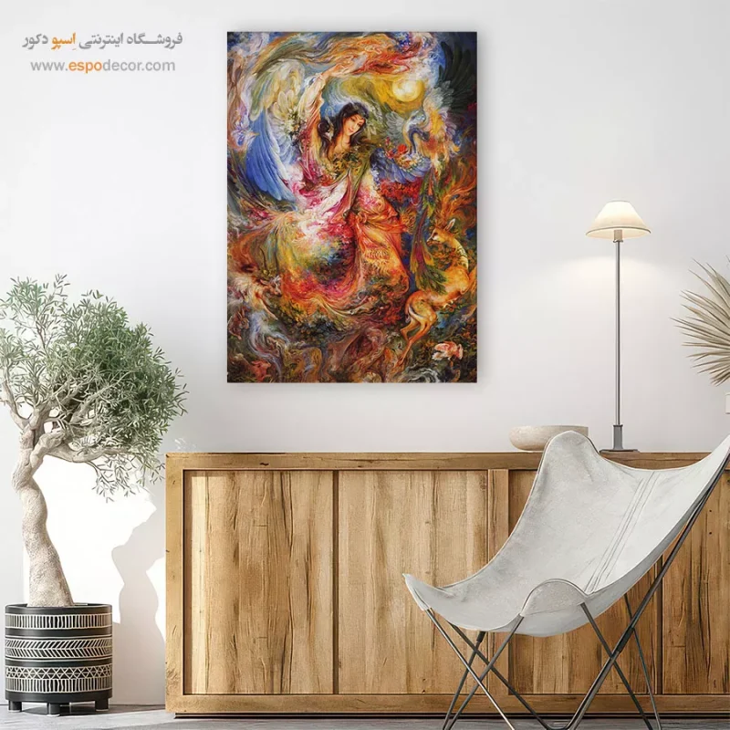بوم کنواس پیدایش,تابلو