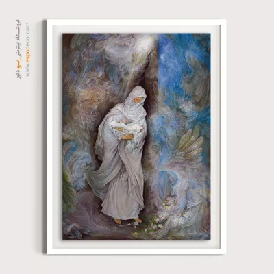 تابلو تولد امام علی در کعبه اثر استاد فرشچیان,خرید تابلو
