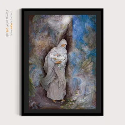 تابلو تولد امام علی (ع) در کعبه استاد فرشچیان - تولد امام علی (ع) در کعبه – تابلو نقاشی های استاد فرشچیان - اسپو دکور