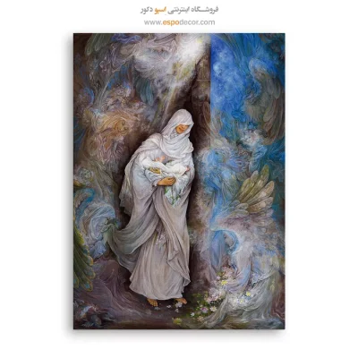 بوم کنواس تولد امام علی (ع) در کعبه,خرید تابلو