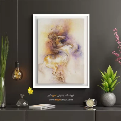 تابلو رانده به ربلارز استاد فرشچیان - رانده به ربلارز – تابلو نقاشی های استاد فرشچیان - اسپو دکور