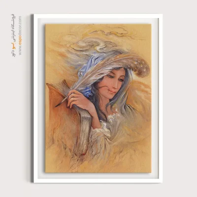 تابلو شعر اثر استاد فرشچیان,تابلو