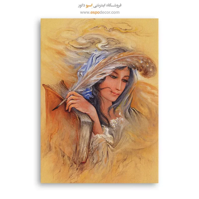 بوم کنواس شعر,تابلو