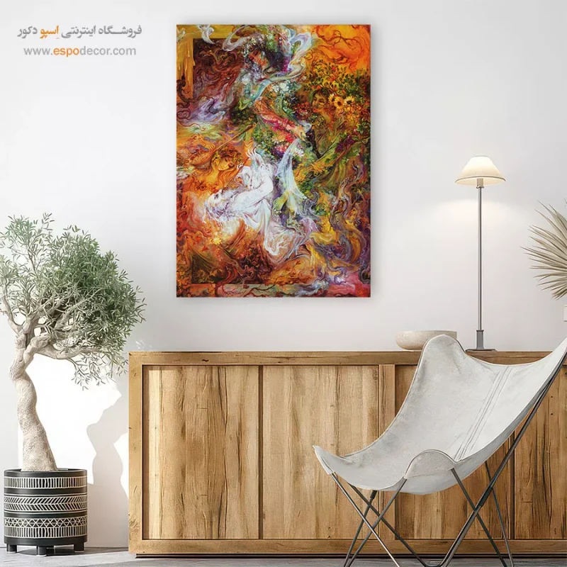 بوم کنواس چهار فصل,تابلو