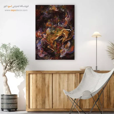 بوم کنواس چشمه شیفتگی