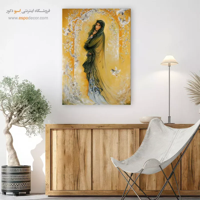 بوم کنواس نگاه,خرید تابلو