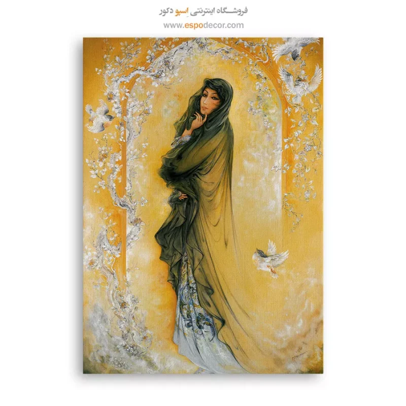 بوم کنواس نگاه,خرید تابلو