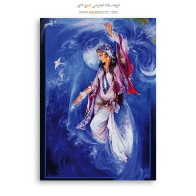 بوم کنواس ستاره رهنما,خرید تابلو