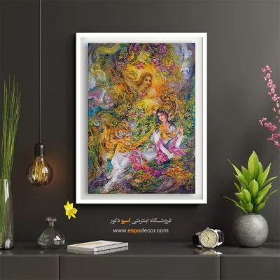 تابلو زندگی استاد فرشچیان - زندگی – تابلو نقاشی های استاد فرشچیان - اسپو دکور