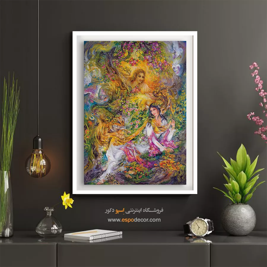 تابلو زندگی استاد فرشچیان - زندگی – تابلو نقاشی های استاد فرشچیان - اسپو دکور