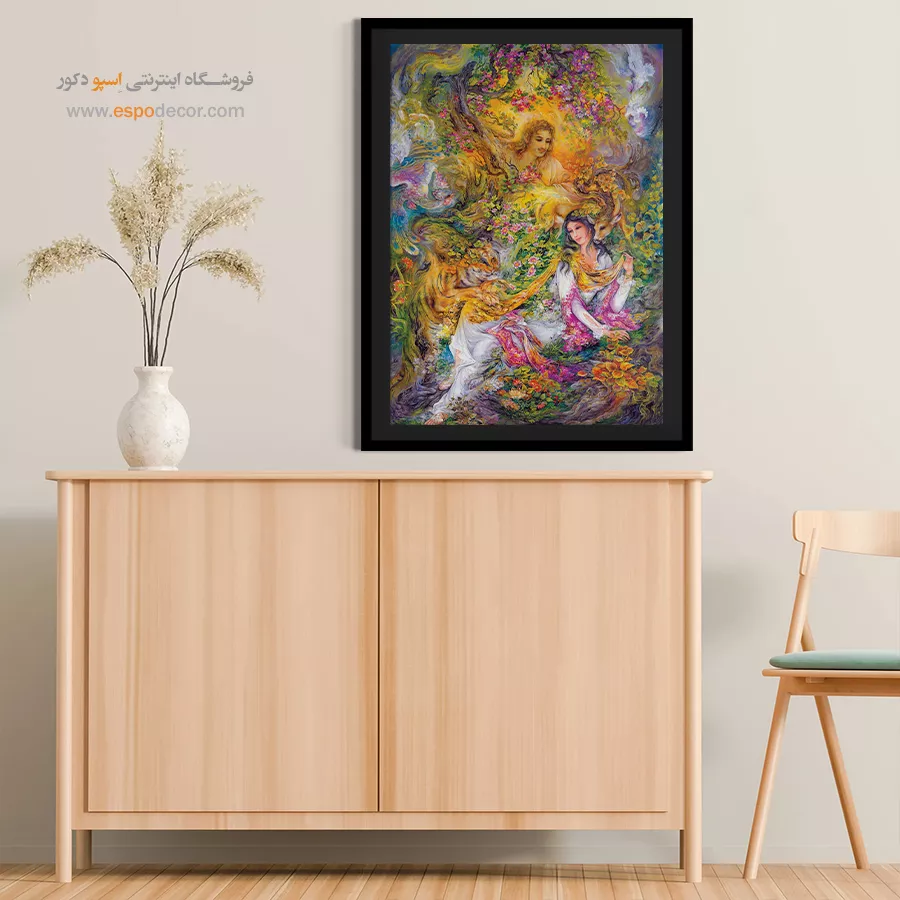 تابلو زندگی استاد فرشچیان - زندگی – تابلو نقاشی های استاد فرشچیان - اسپو دکور