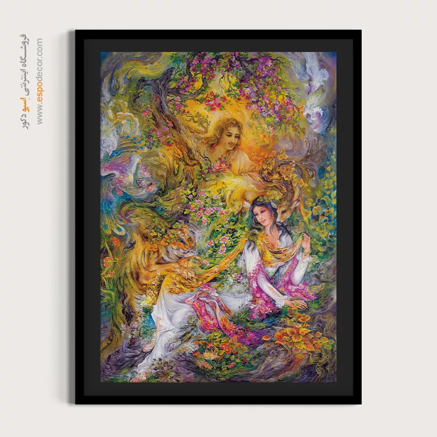 تابلو زندگی استاد فرشچیان - زندگی – تابلو نقاشی های استاد فرشچیان - اسپو دکور